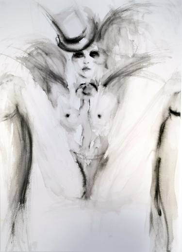 Original Pop Art Nude Paintings by Fiona Maclean