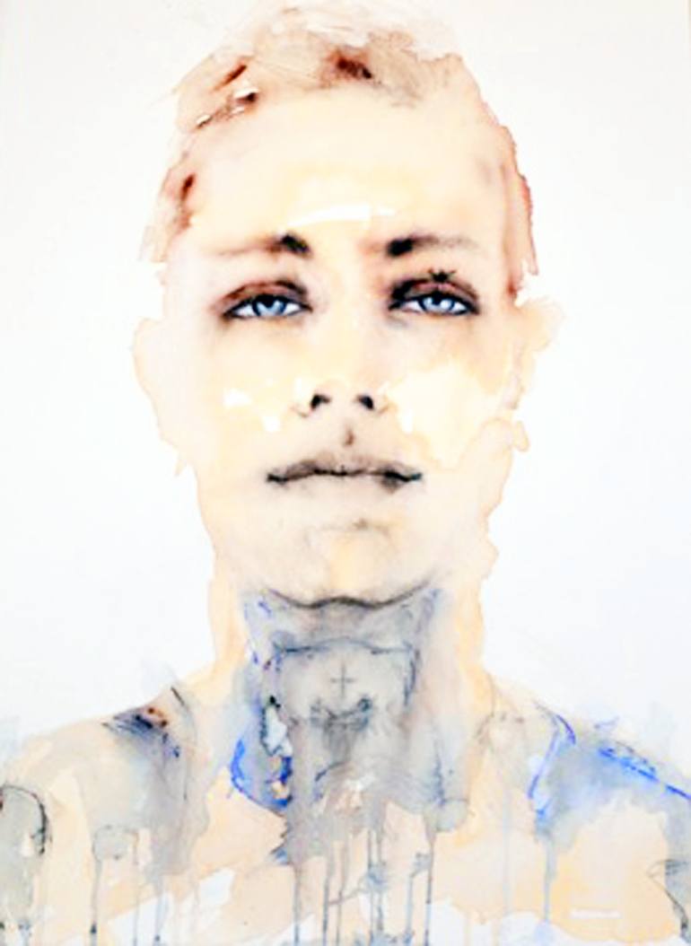 Lost Boy Matty (SOLD) Painting by Fiona Maclean | Saatchi Art