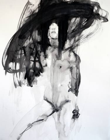 Original Expressionism Women Drawings by Fiona Maclean