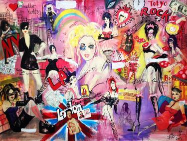 Print of Fine Art Pop Culture/Celebrity Paintings by Fiona Maclean