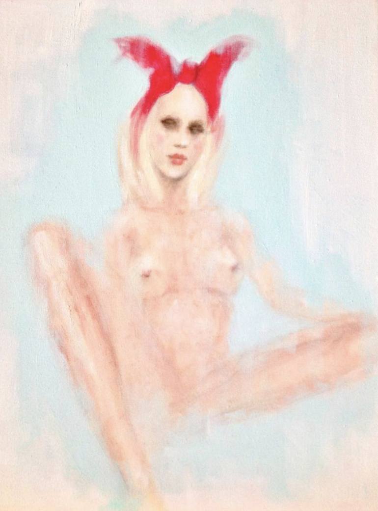 Original Figurative Nude Painting by Fiona Maclean
