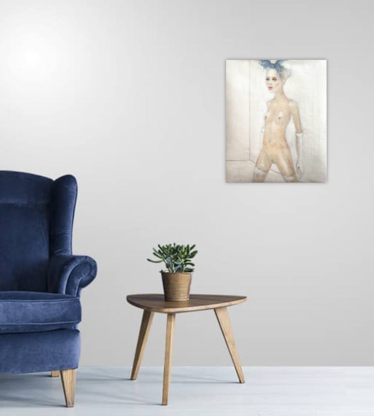 Original Figurative Nude Painting by Fiona Maclean