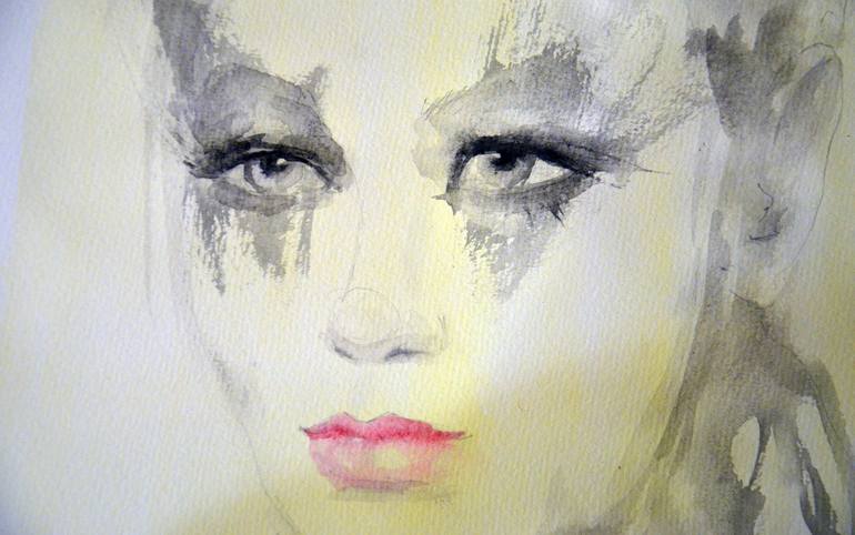 Original Fine Art Fashion Painting by Fiona Maclean