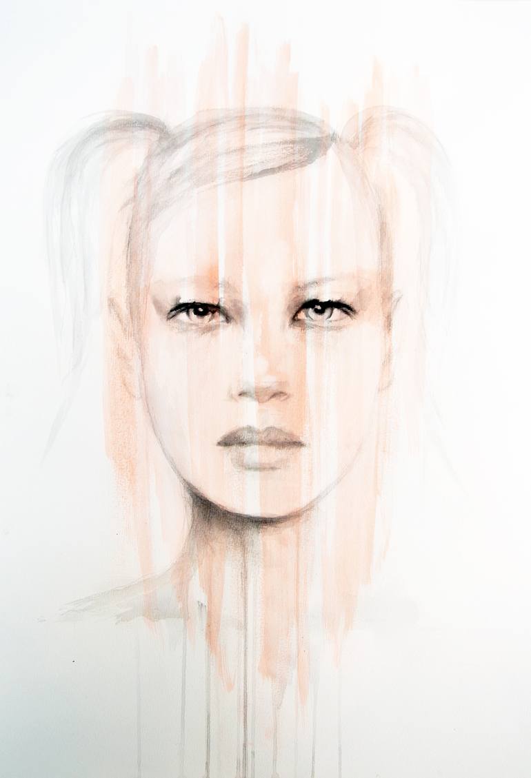 Pretty Baby Painting by Fiona Maclean | Saatchi Art