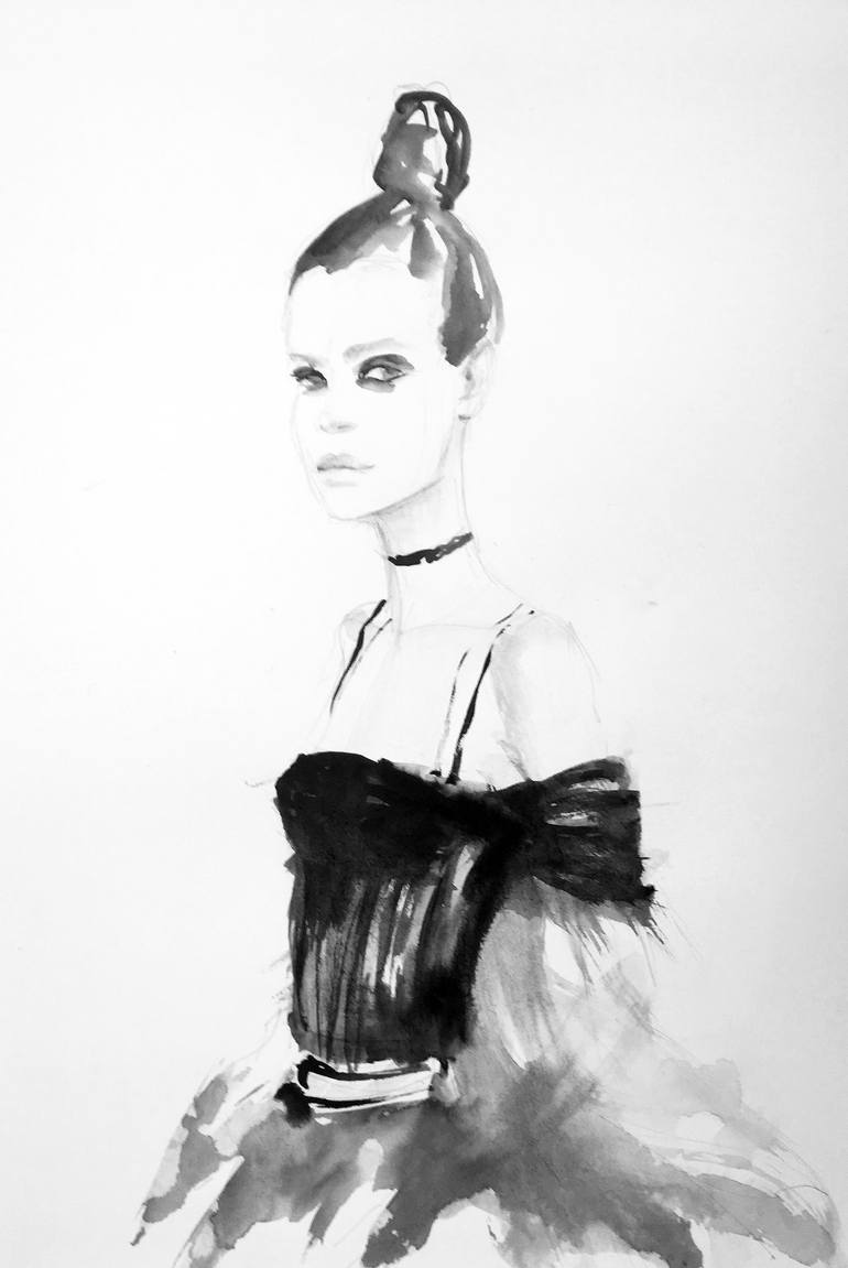 Print of Illustration Fashion Paintings by Fiona Maclean