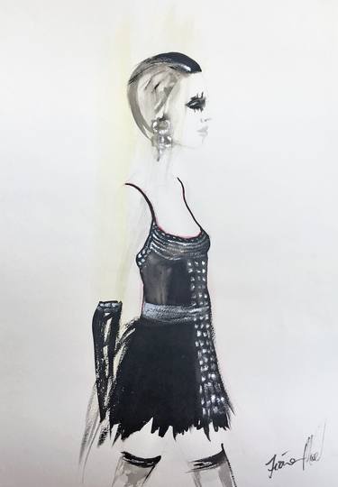 Original Fashion Paintings by Fiona Maclean