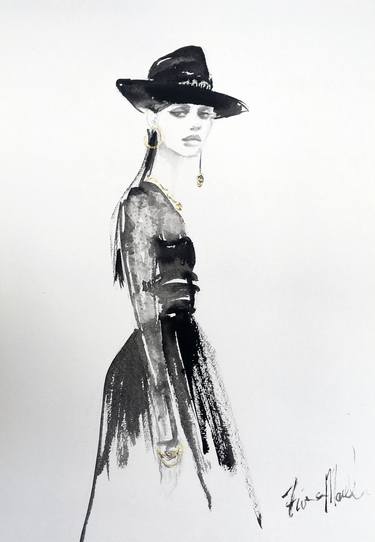 Original Fine Art Fashion Paintings by Fiona Maclean