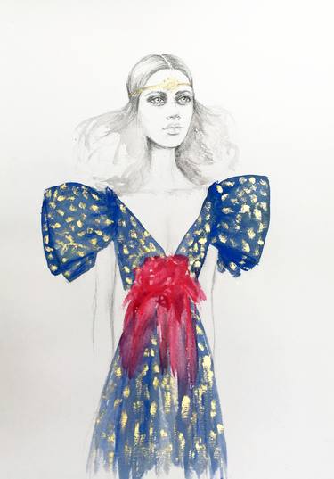 Print of Illustration Fashion Drawings by Fiona Maclean