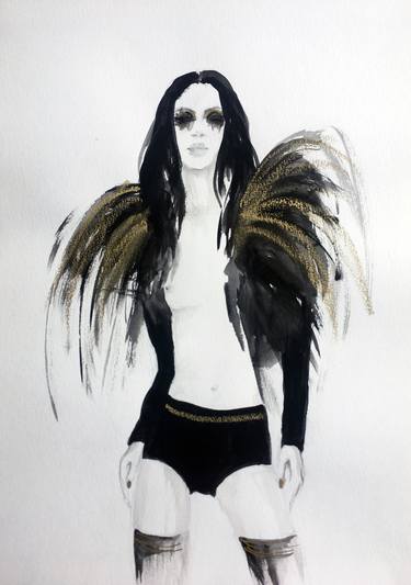 Original Fashion Paintings by Fiona Maclean