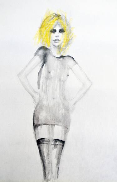 Print of Figurative Women Drawings by Fiona Maclean