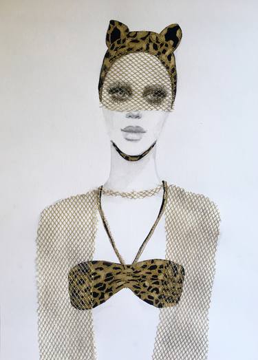 Print of Fine Art Fashion Drawings by Fiona Maclean