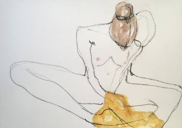 Original Illustration Nude Drawings by Fiona Maclean