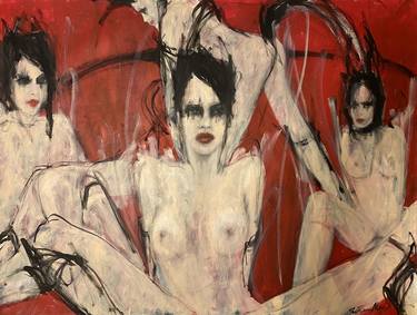 Print of Figurative Nude Paintings by Fiona Maclean