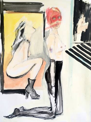 Print of Figurative Nude Paintings by Fiona Maclean