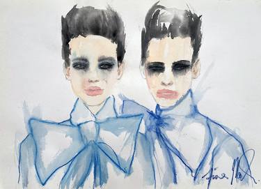 Original Impressionism Fashion Paintings by Fiona Maclean