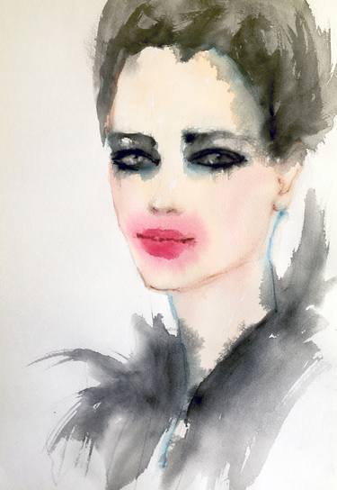 Print of Fine Art Women Paintings by Fiona Maclean