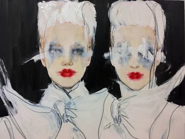Print of Figurative Women Paintings by Fiona Maclean