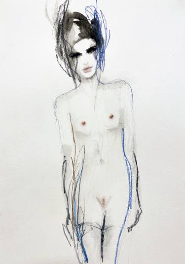 Print of Nude Paintings by Fiona Maclean