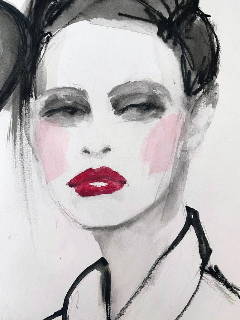 Original Impressionism Fashion Painting by Fiona Maclean