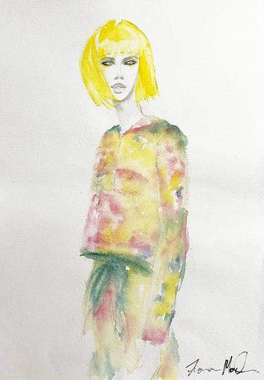 Original Illustration Fashion Paintings by Fiona Maclean