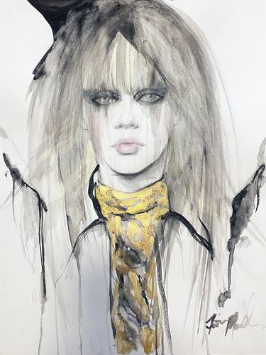 Print of Fine Art Fashion Paintings by Fiona Maclean