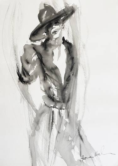 Print of Fine Art Fashion Paintings by Fiona Maclean