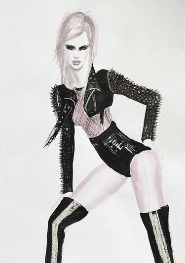 Original Fashion Paintings by Fiona Maclean