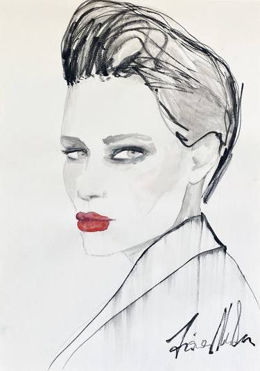 Print of Impressionism Fashion Drawings by Fiona Maclean