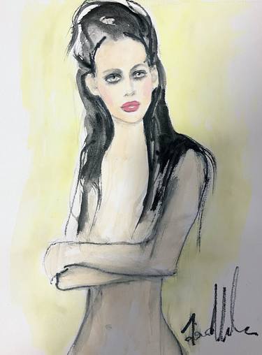 Print of Fine Art Women Paintings by Fiona Maclean