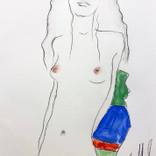 Collection Egon Schiele inspired paintings & drawings