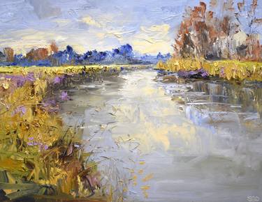 Original Impressionism Landscape Paintings by Sonja Brussen