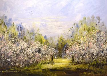 Original Impressionism Landscape Paintings by Sonja Brussen