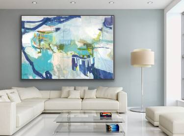 Original Abstract Painting by Mary Elizabeth Marvin