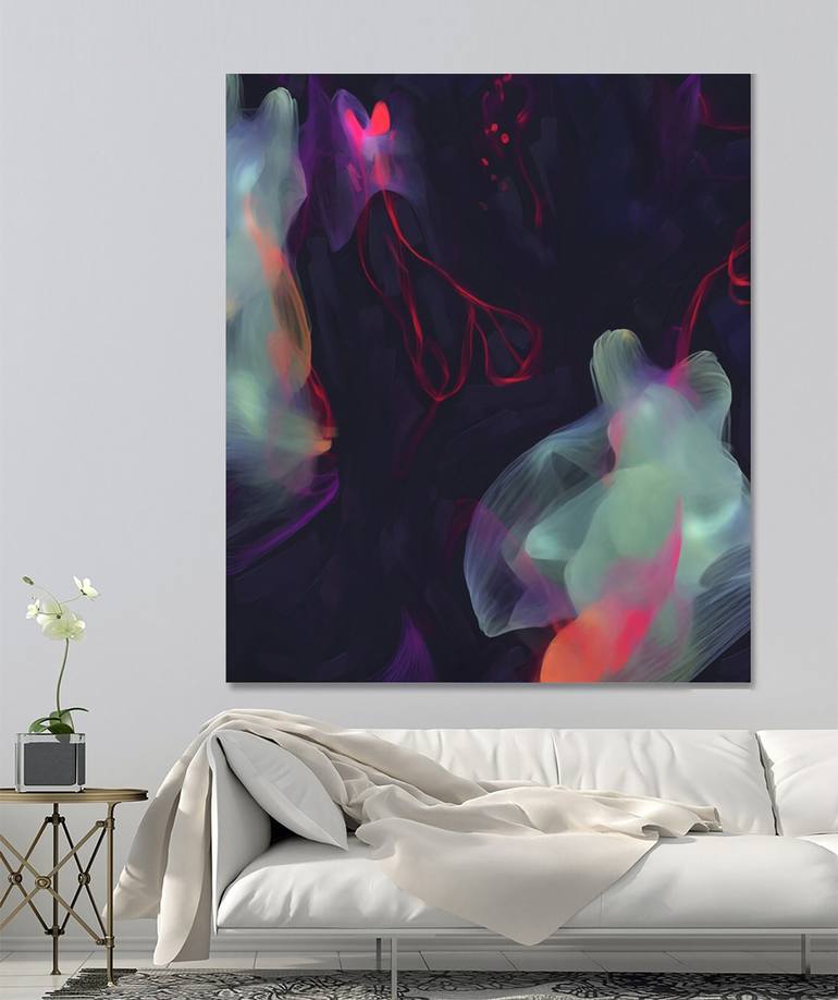 Original Abstract Painting by M Fused Art Studio