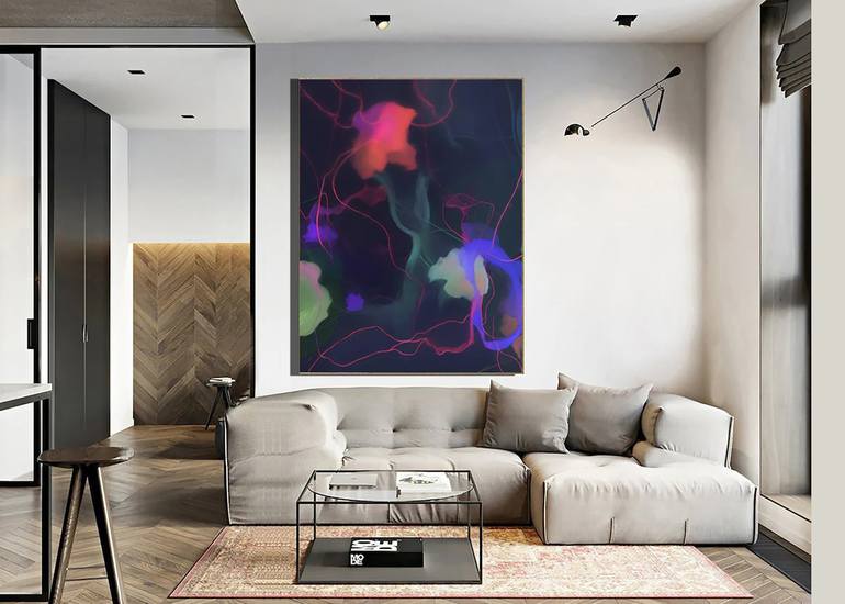 Original Abstract Painting by M Fused Art Studio