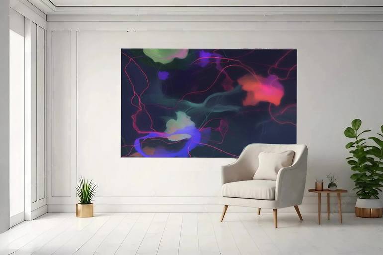 Original Abstract Painting by M Fused Art Studio