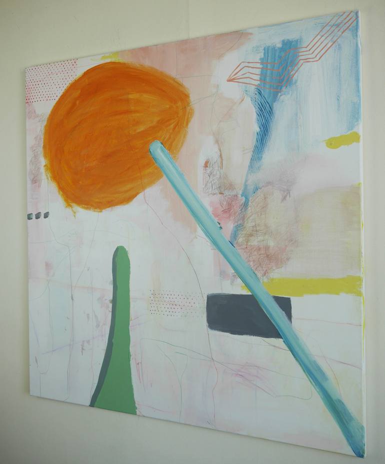 Original Abstract Expressionism Abstract Painting by Jay Rechsteiner