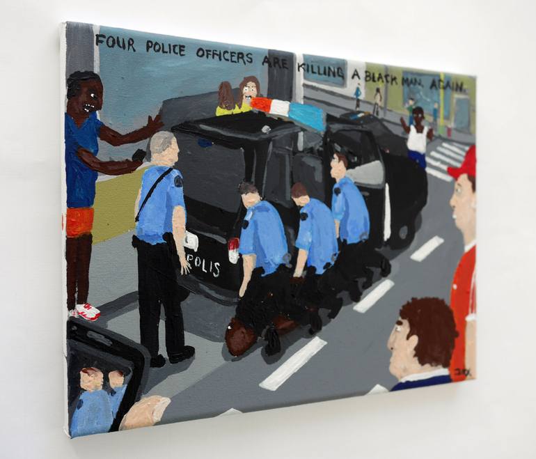 Original Conceptual Politics Painting by Jay Rechsteiner