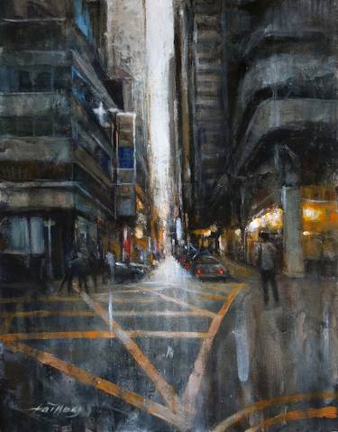 Print of Cities Paintings by Tai Meng Lim