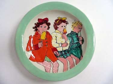 Ice Lollies Plate   ***SOLD*** thumb