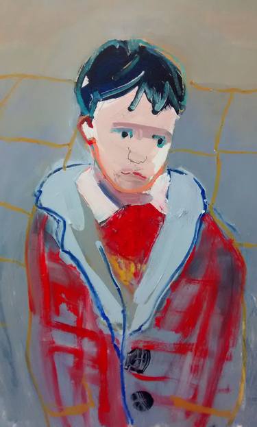 Original Figurative Children Paintings by Sally Williams