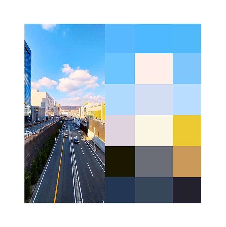 Original Abstract Expressionism Abstract Painting by Miki Wanibuchi