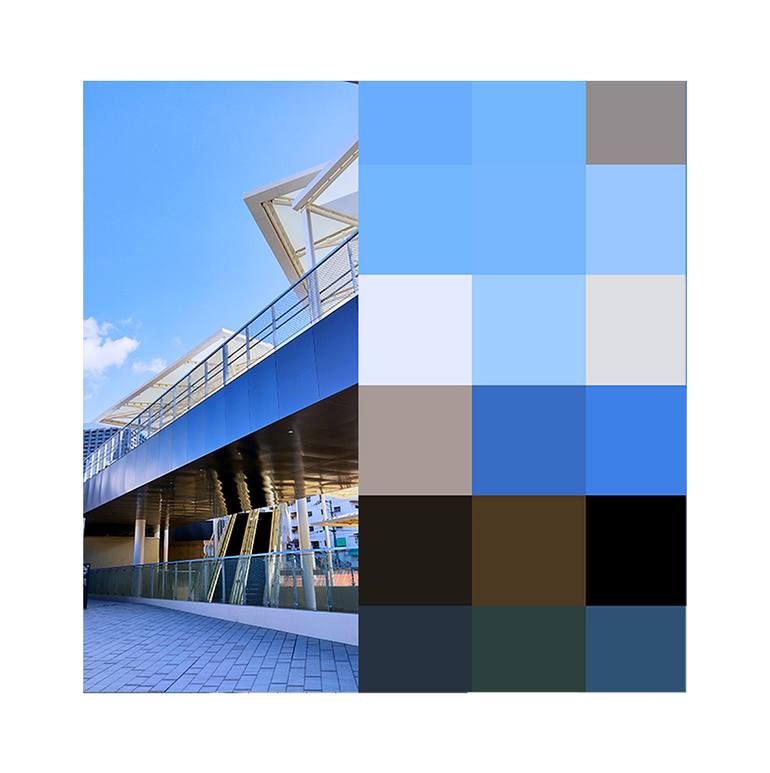 Original Abstract Expressionism Abstract Painting by Miki Wanibuchi