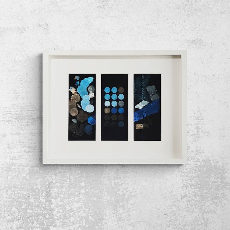 Original Abstract Expressionism Abstract Painting by Miki Wanibuchi