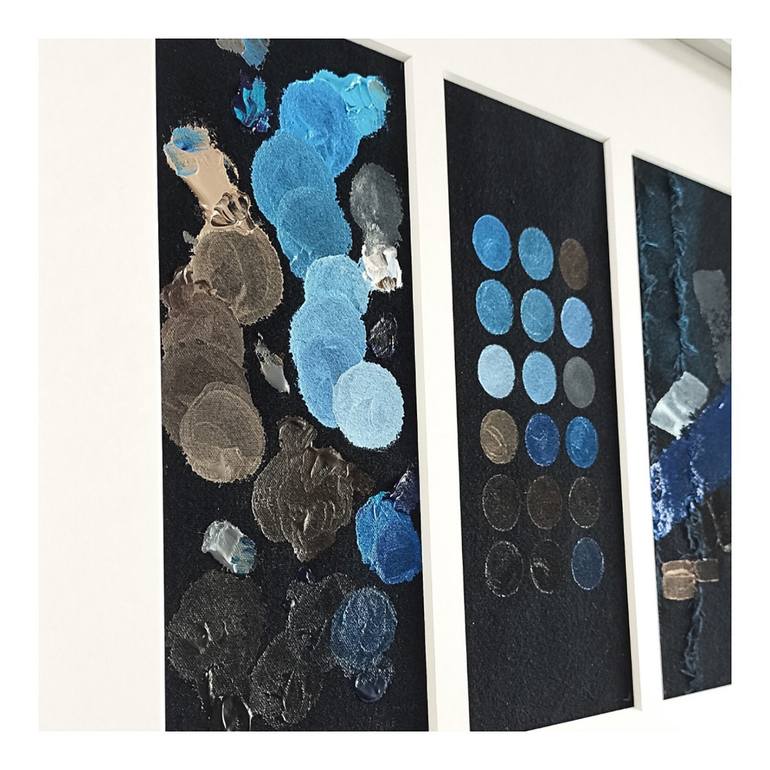 Original Abstract Expressionism Abstract Painting by Miki Wanibuchi