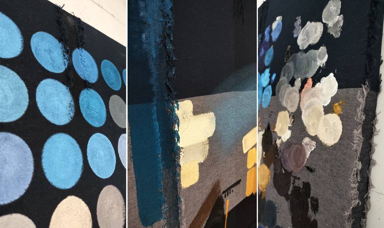 Original Abstract Expressionism Abstract Painting by Miki Wanibuchi