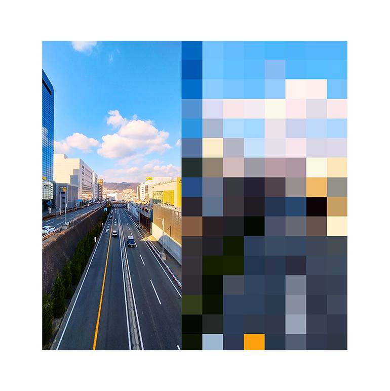 Original Abstract Expressionism Abstract Painting by Miki Wanibuchi