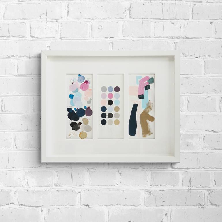 Original Abstract Expressionism Abstract Painting by Miki Wanibuchi