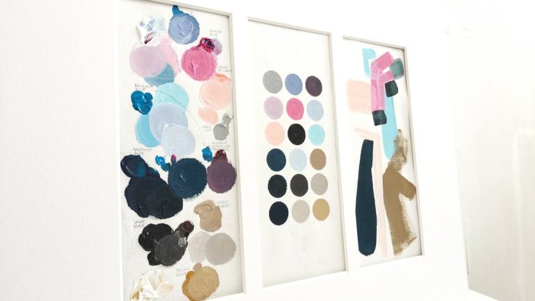 Original Abstract Expressionism Abstract Painting by Miki Wanibuchi