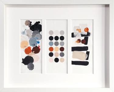 Original Conceptual Abstract Painting by Miki Wanibuchi